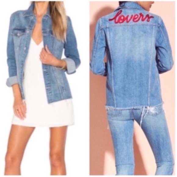 Lovers + Friends Embroidered Denim Jacket - Picture 4 of 4